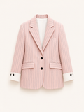 Pink Pinstripe Blazer