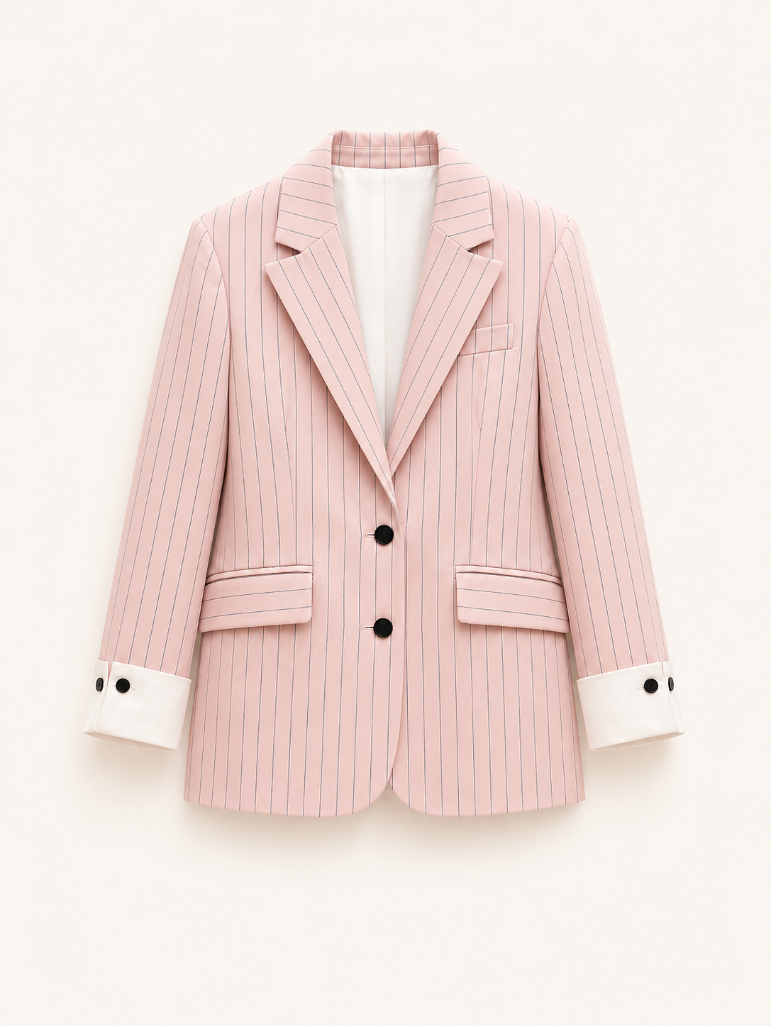 Pink Pinstripe Blazer