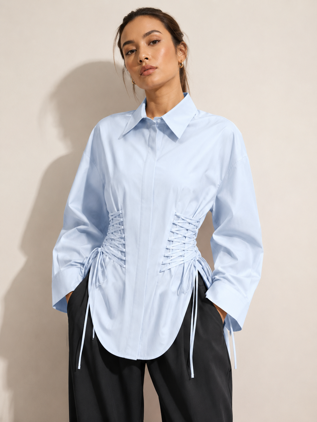 Tailored Cinch Detail Shirt