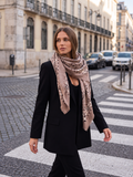 Ornate Paisley Fringe Scarf