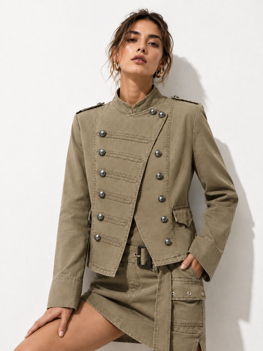 Military Chic Utility Jacket