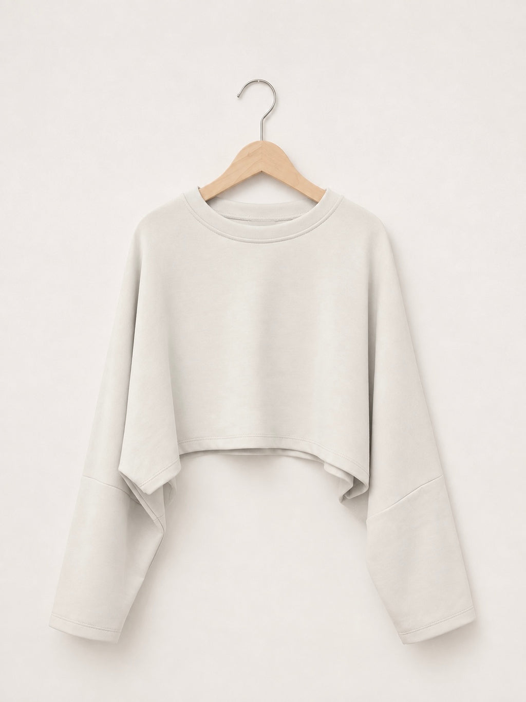Lightweight Essential Ivory Sweatshirt