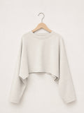 Lightweight Essential Ivory Sweatshirt