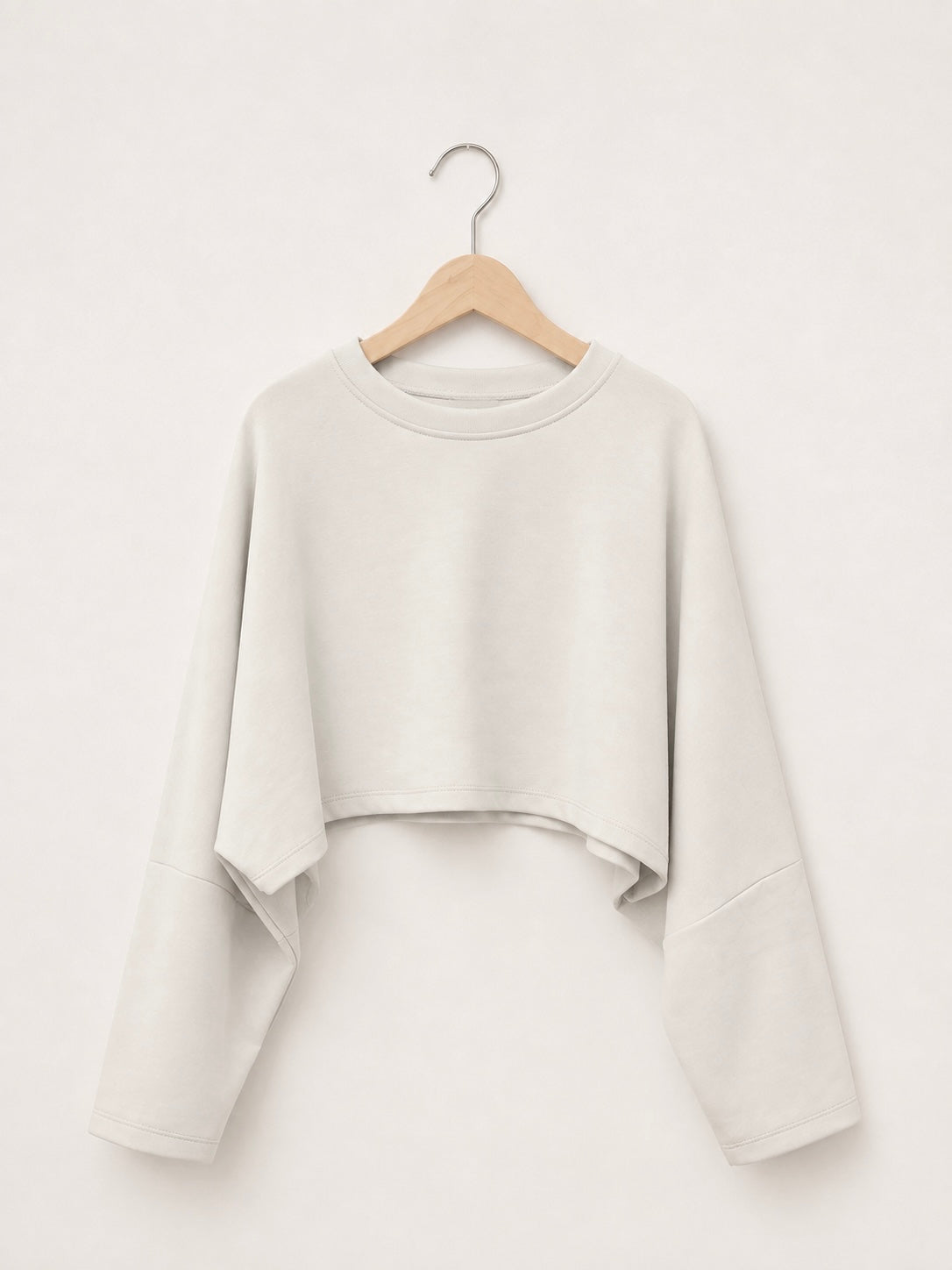 Lightweight Essential Ivory Sweatshirt