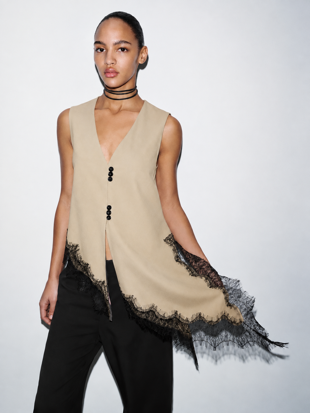 The Lace-Tail Vest
