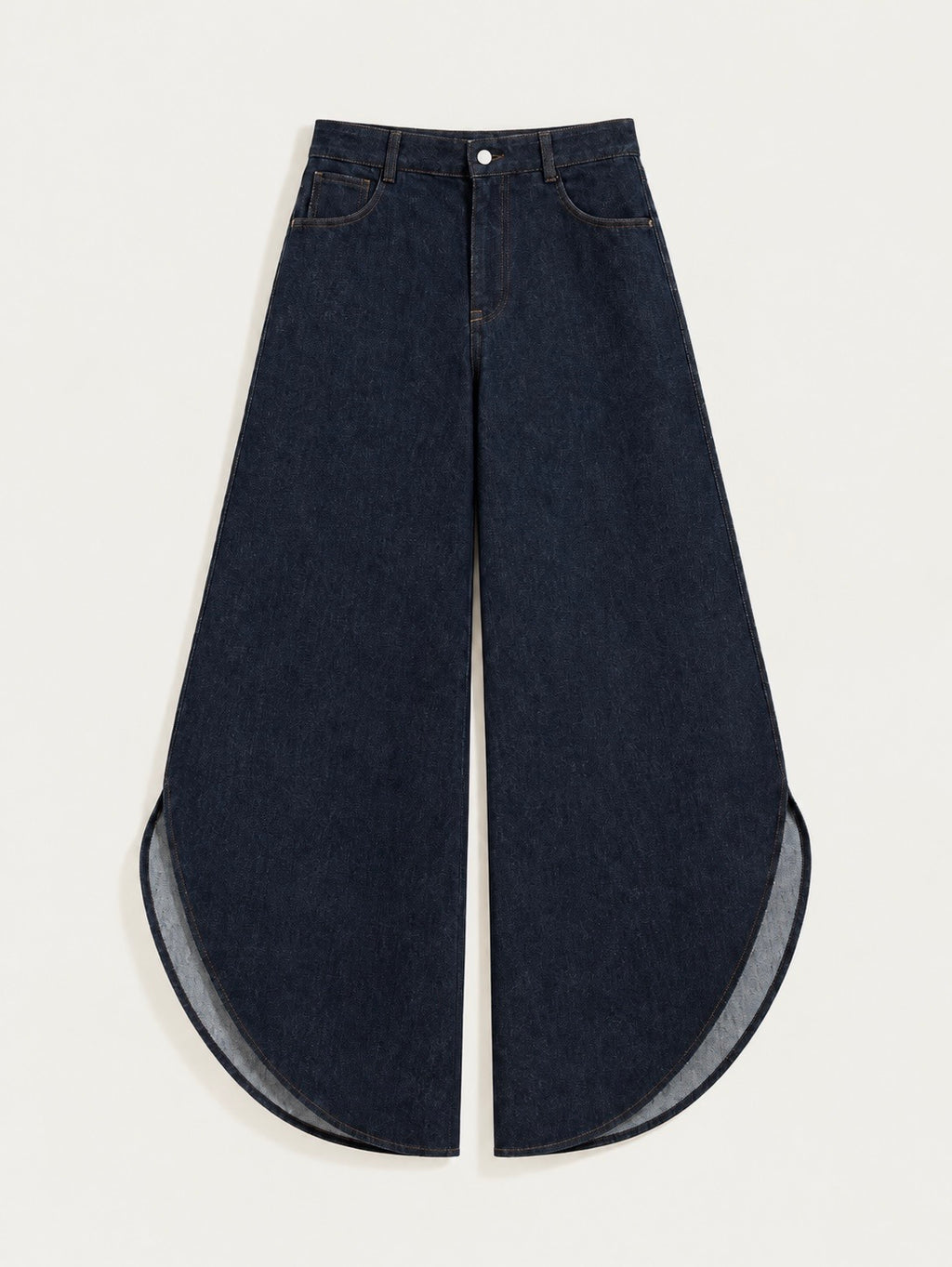 Indigo Curve Panel Jeans