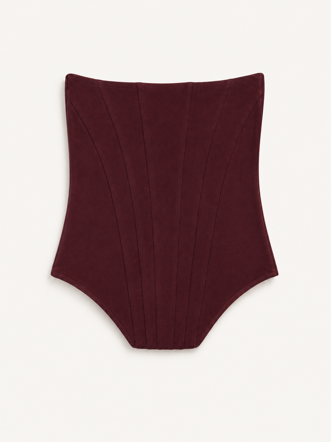 Burgundy Sculpted Corset