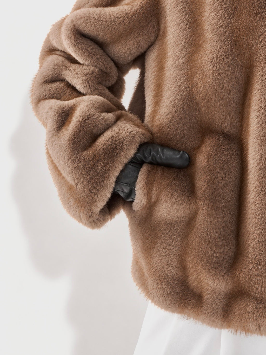 Sable Fur Hooded Jacket