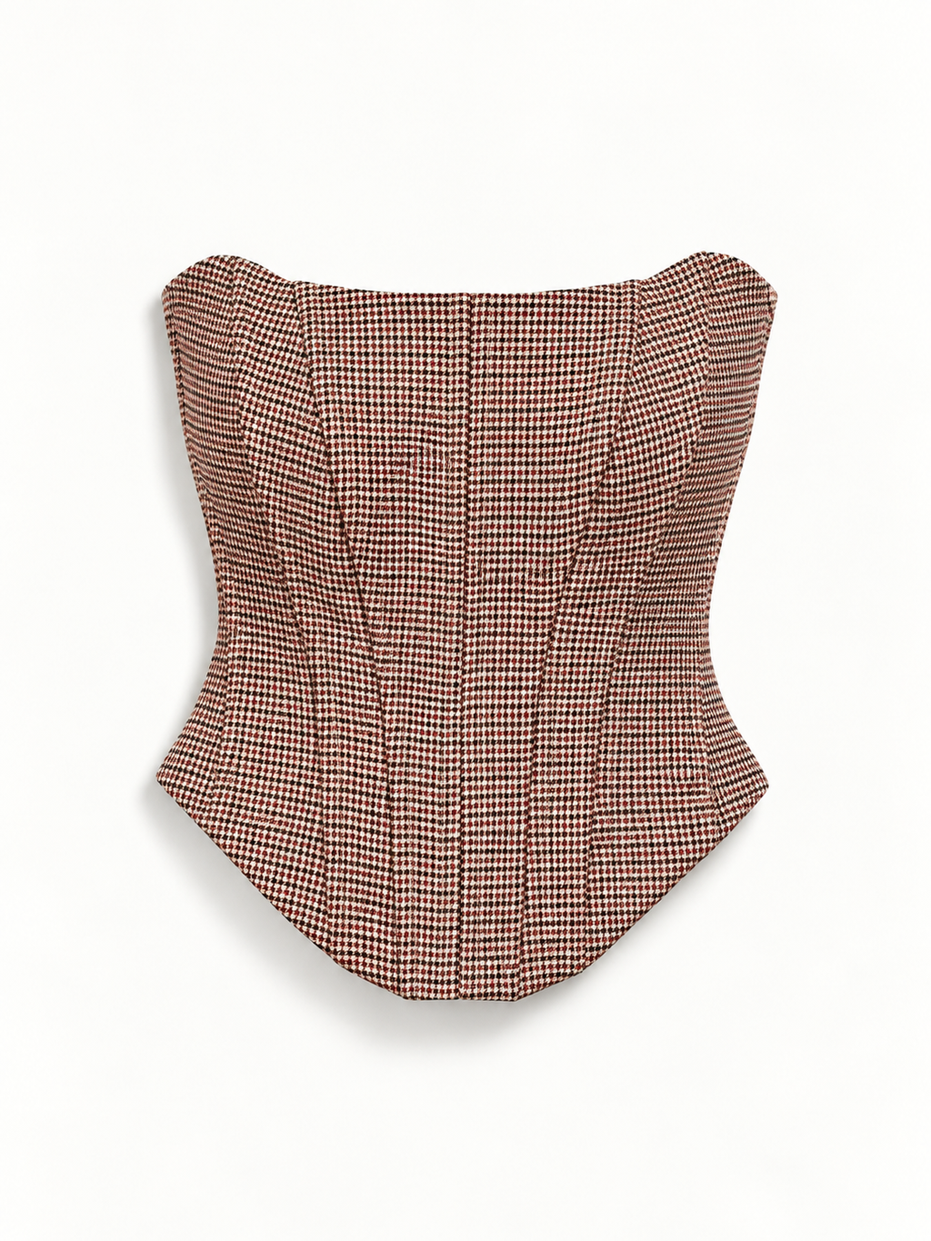 The Sculpted Check Top