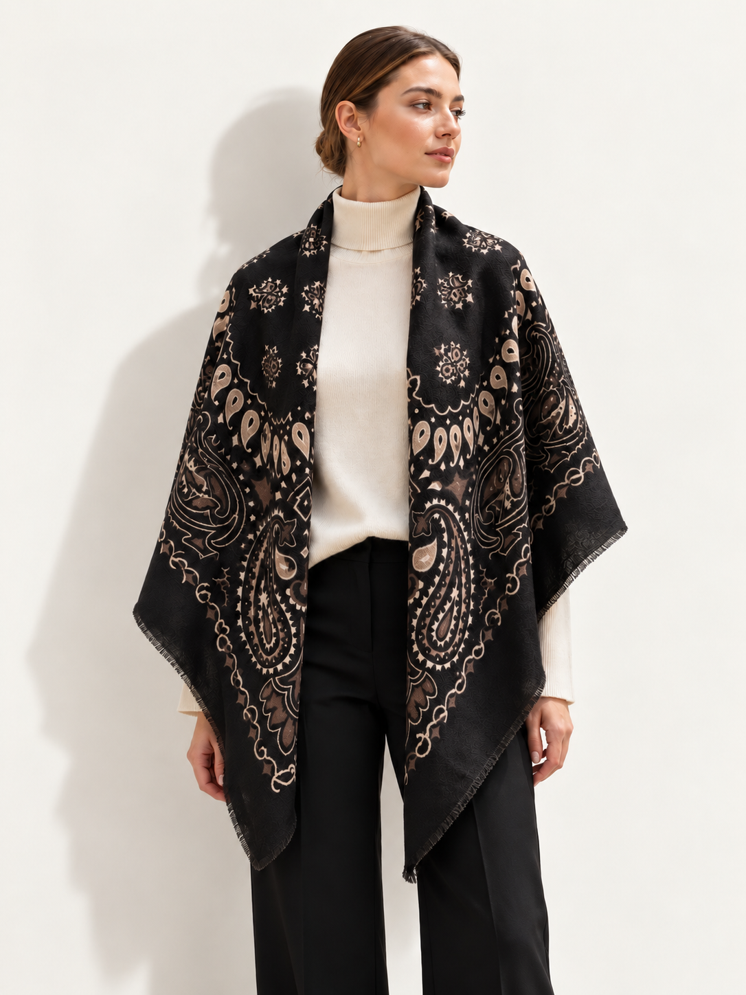 Paisley Bandana Print Scarf
