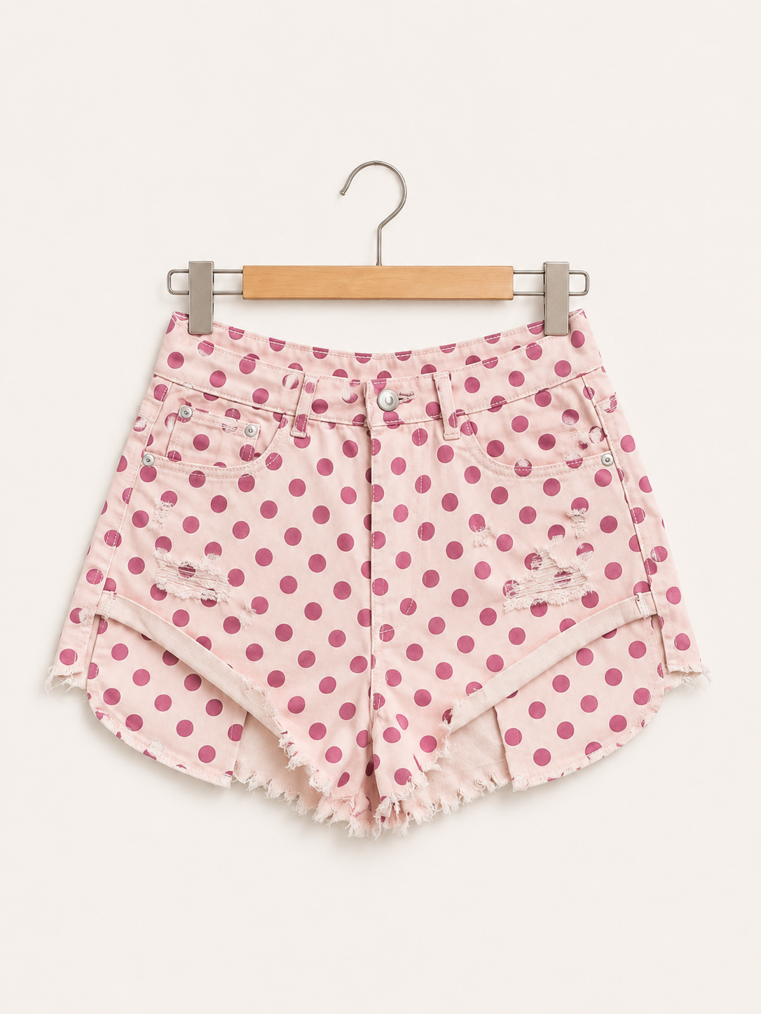 Blush Dotty Shorts
