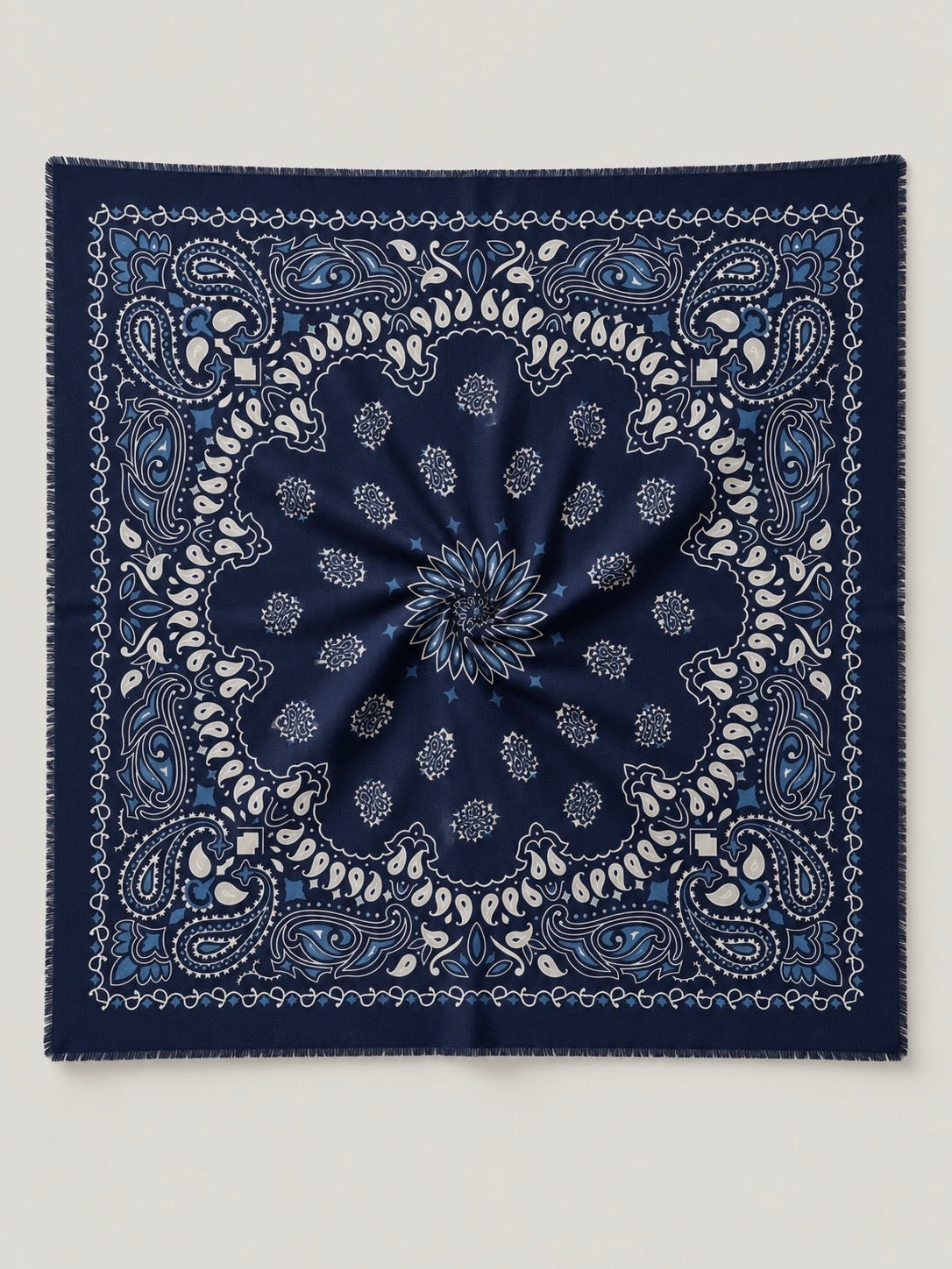 Paisley Bandana Print Scarf