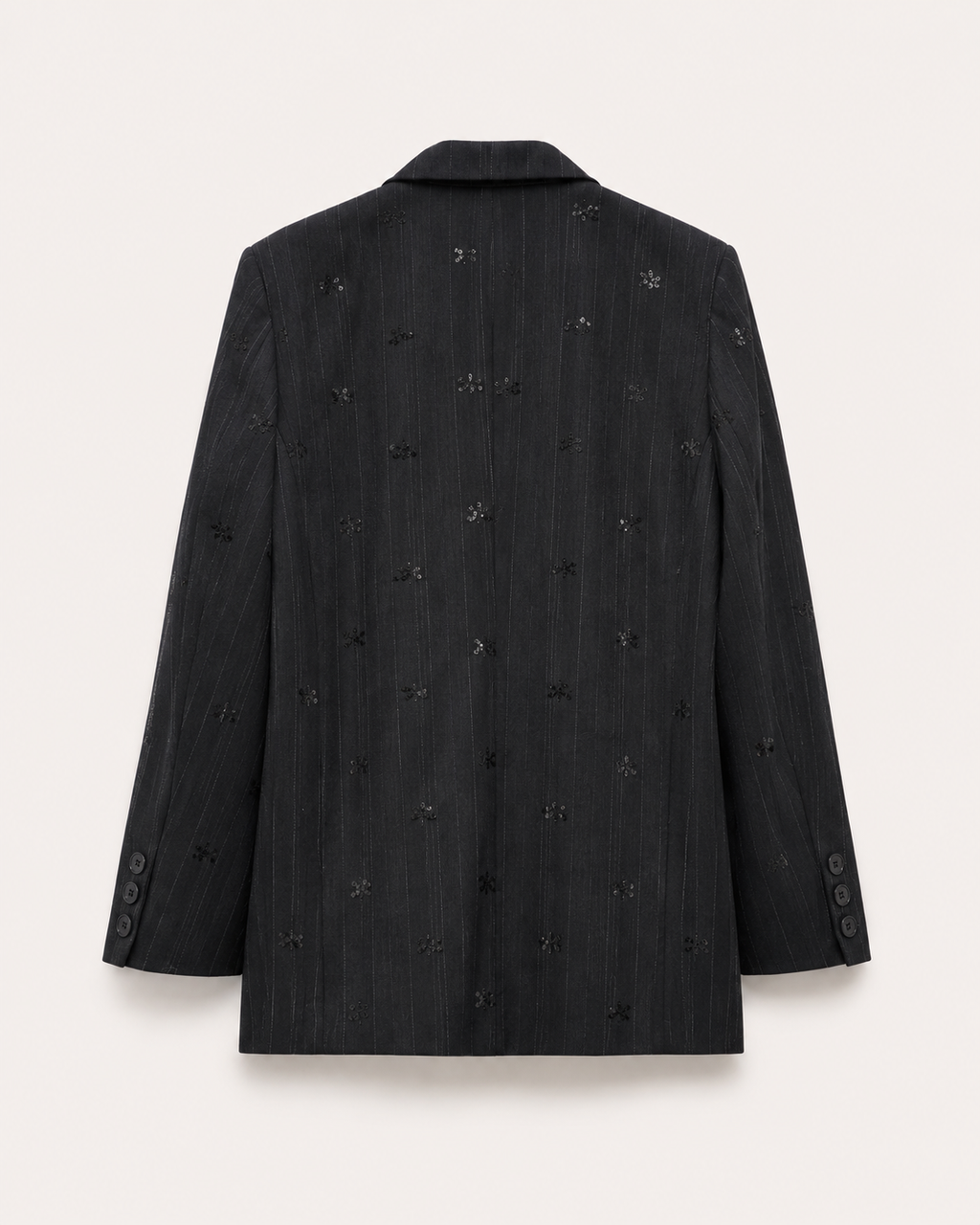 Midnight Pinstripe Blazer