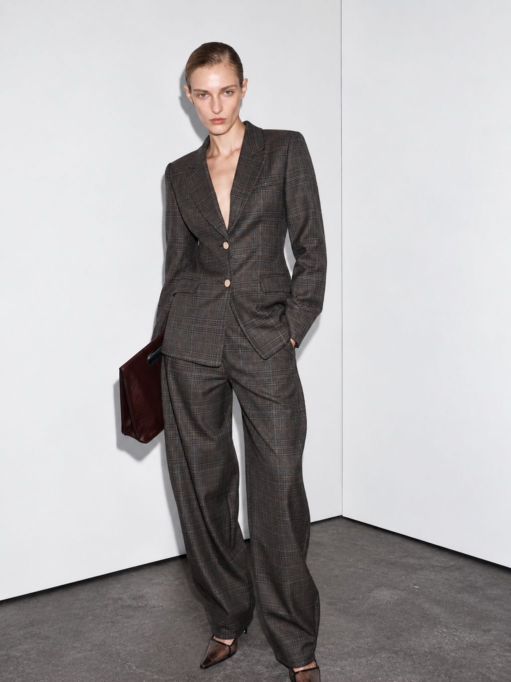The Blue Ashford Plaid Trousers