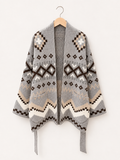 Patterned Knit Cardigan