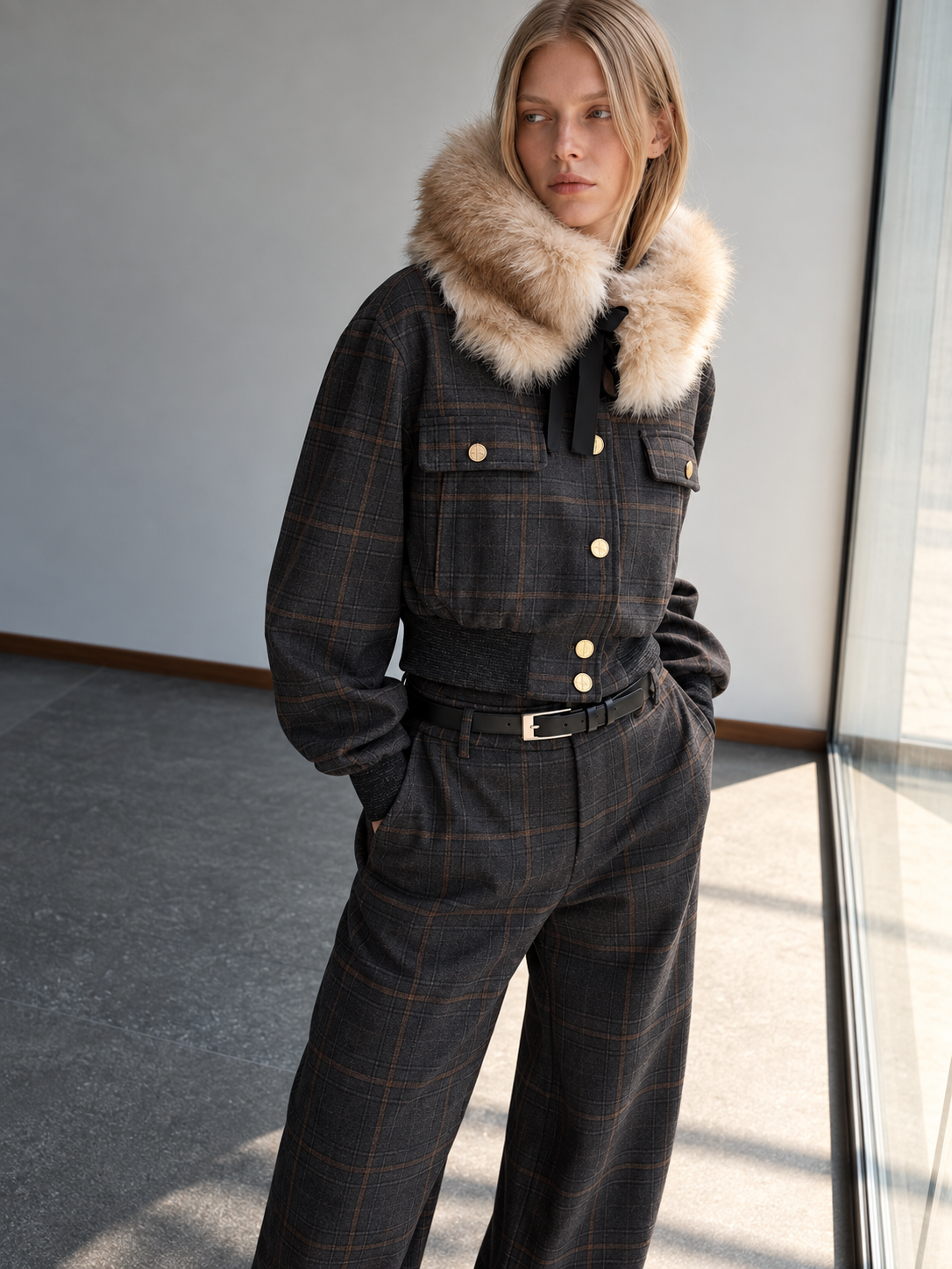 The Blue Ashford Plaid Jacket