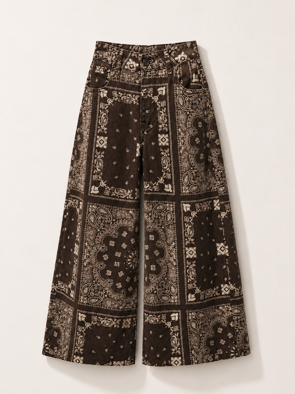 Bandana Rebel Wide-Leg Pants