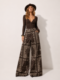 Bandana Rebel Wide-Leg Pants