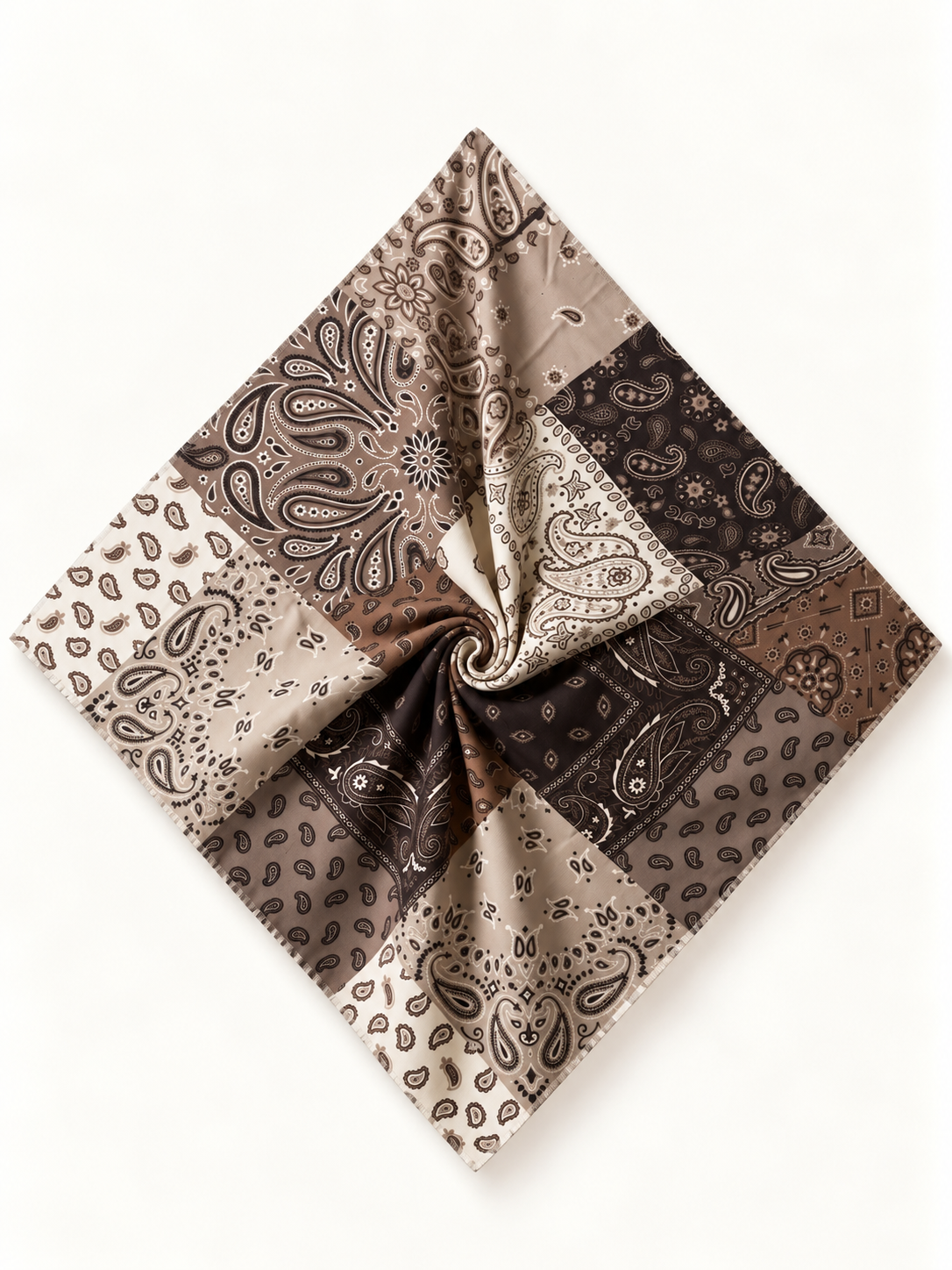 Patchwork Paisley Print Scarf