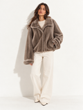 Mocha Muse Fur Jacket