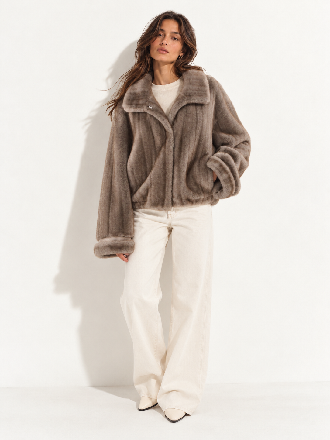Mocha Muse Fur Jacket