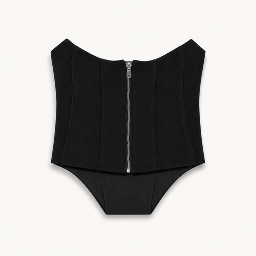 Black Sculpted Corset