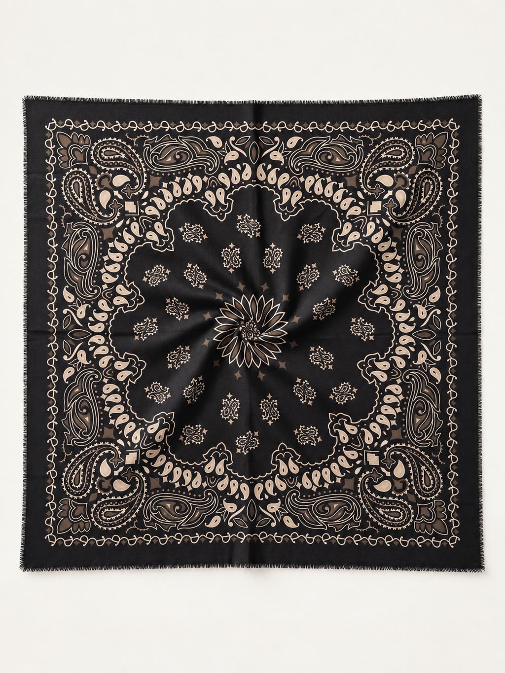 Paisley Bandana Print Scarf