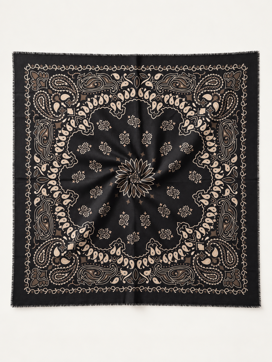 Paisley Bandana Print Scarf
