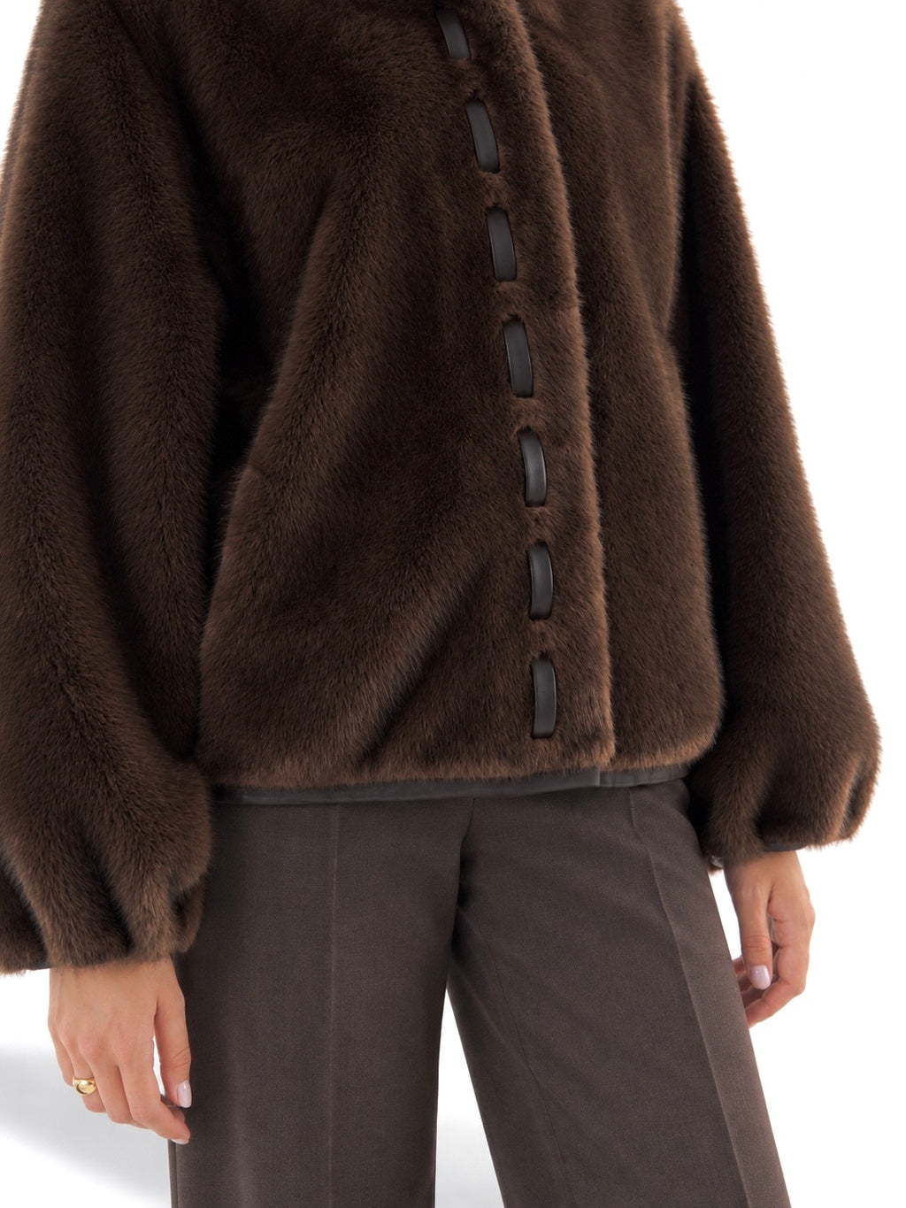 Cocoa Whisper Fur Jacket