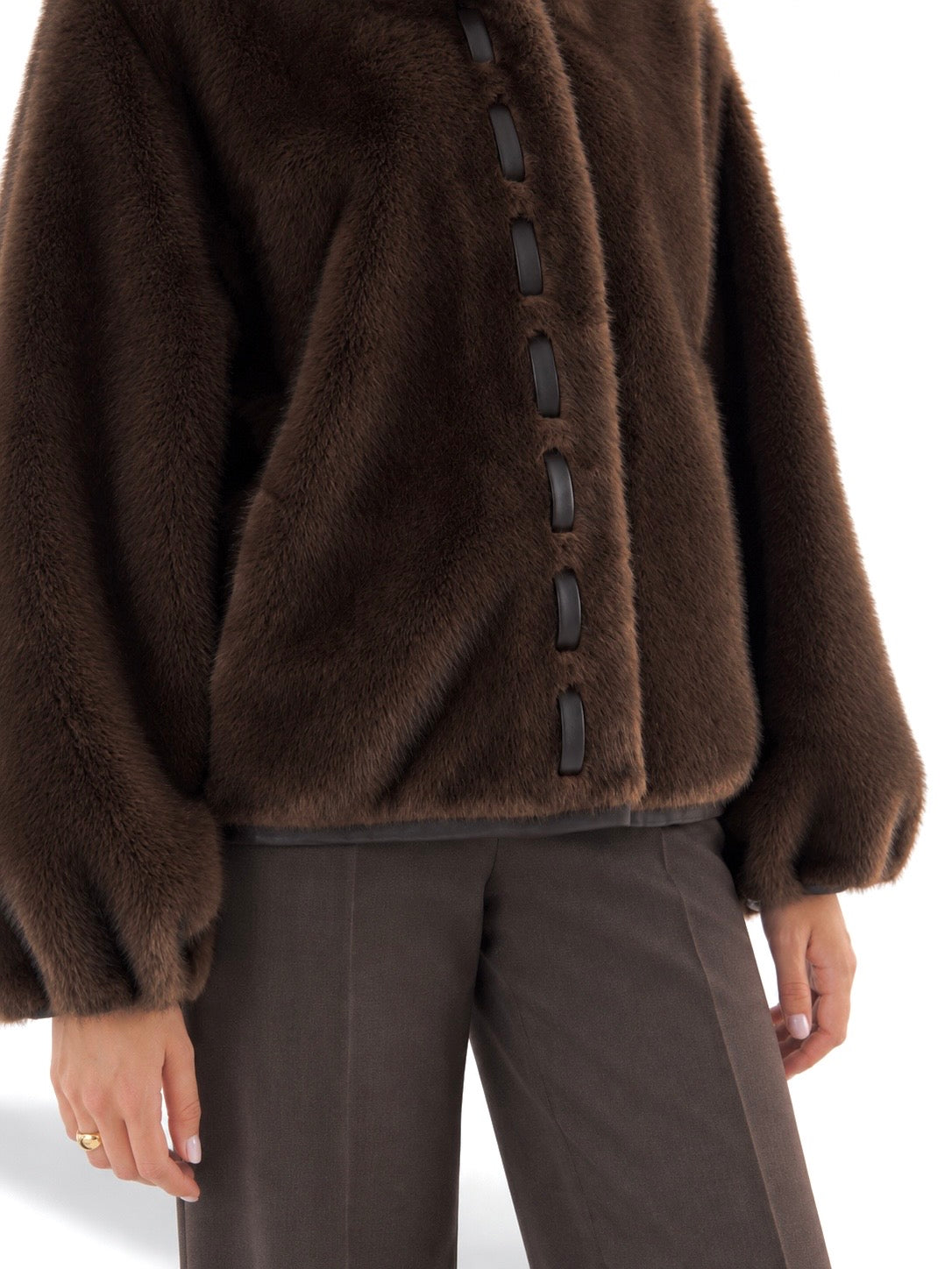 Cocoa Whisper Fur Jacket